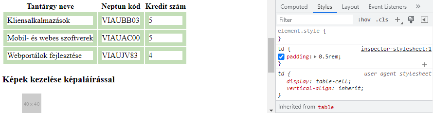 Új szabály létrehozása